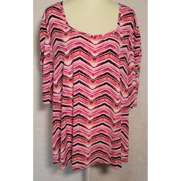 Sami & Jo Tops - Sami & Jo Plus Size 3X Shirt NWT New Blouse Short Sleeve Top Women's 0750